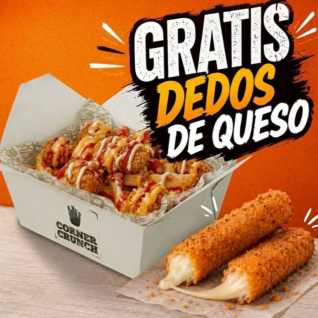 Caja Crunchie + 2 Dedos de Queso