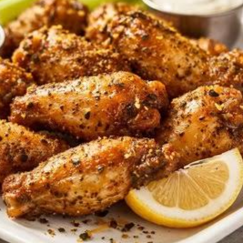Alitas pimienta limon