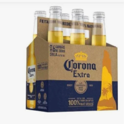 6 UNIDADES DE LONG NECK CORONA