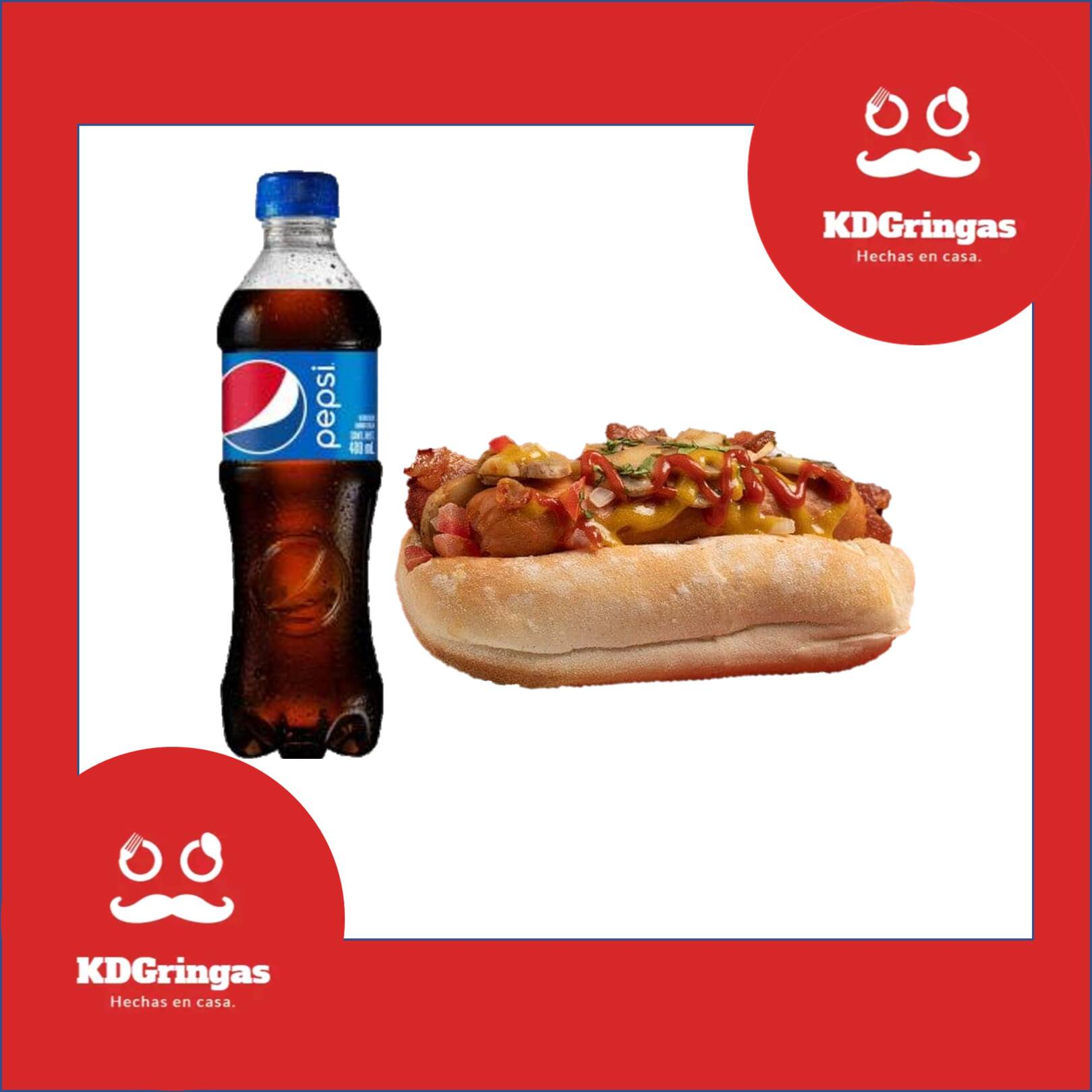 Combo-Hot Dog Regio Chico y Refresco 355 Ml
