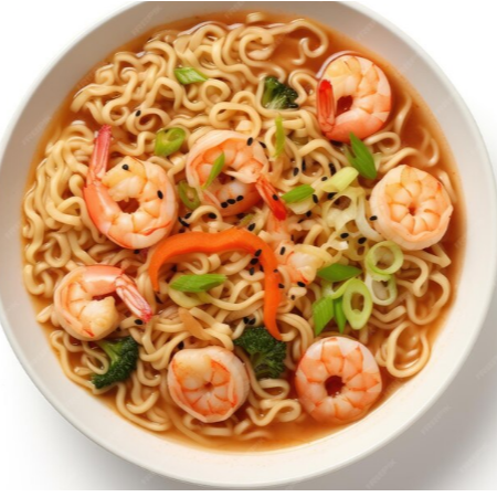 Sopa Ramen con Camarones