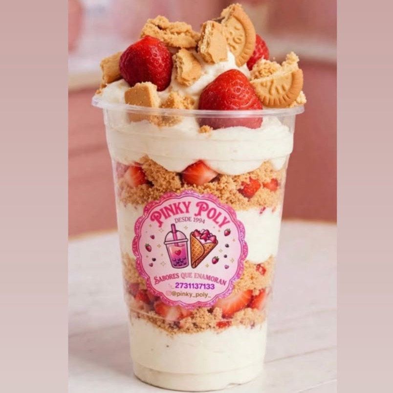 Pinky Fresas Galleta María