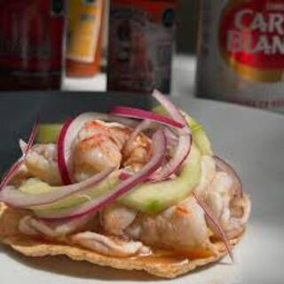 1 Tostada de Aguachile