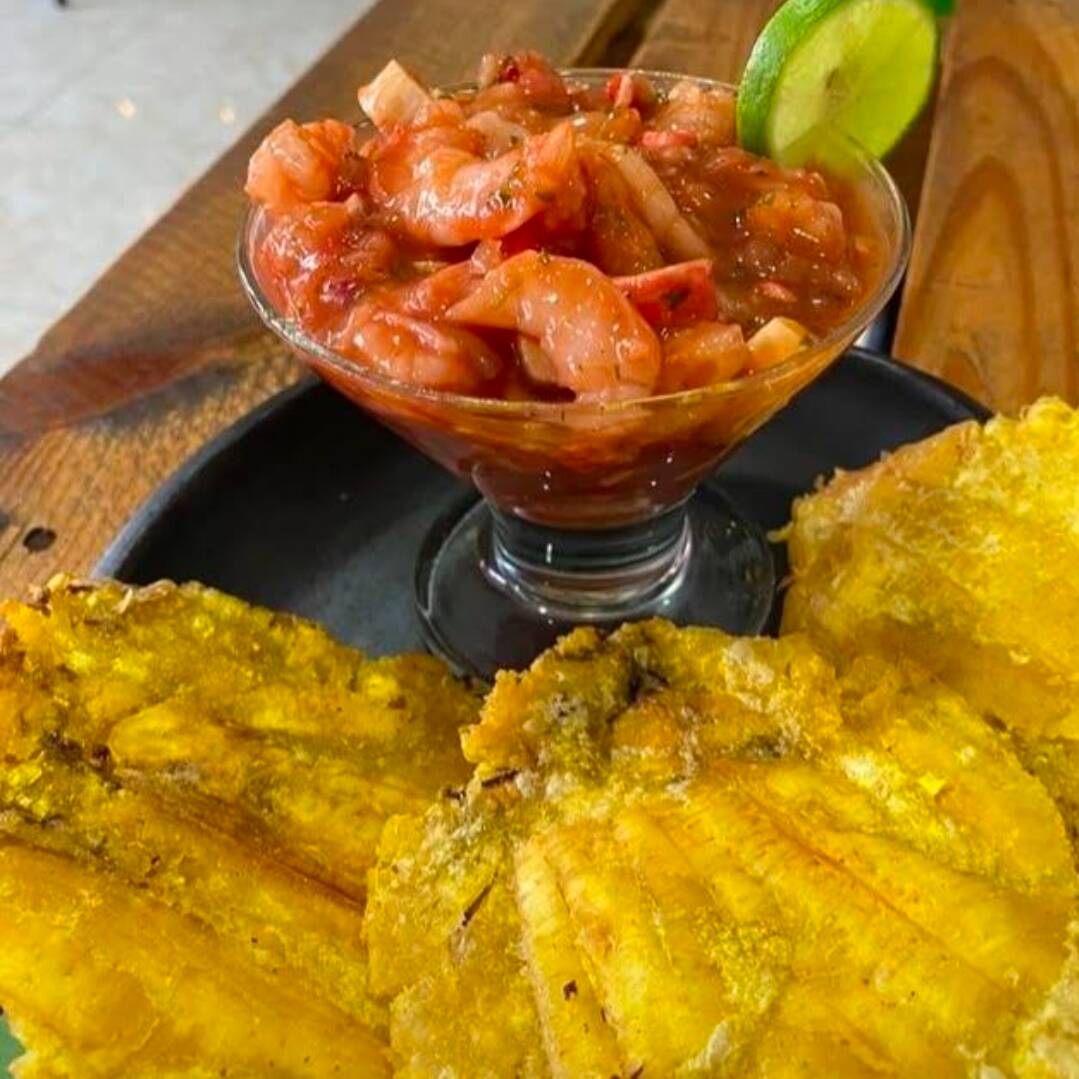 Ceviche de Camarones Pequeño