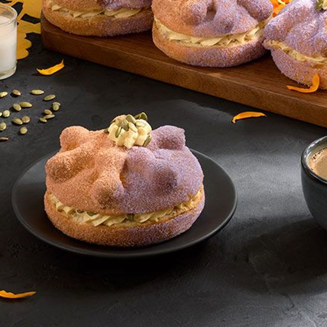 Pan de Muerto Calabaza Individual