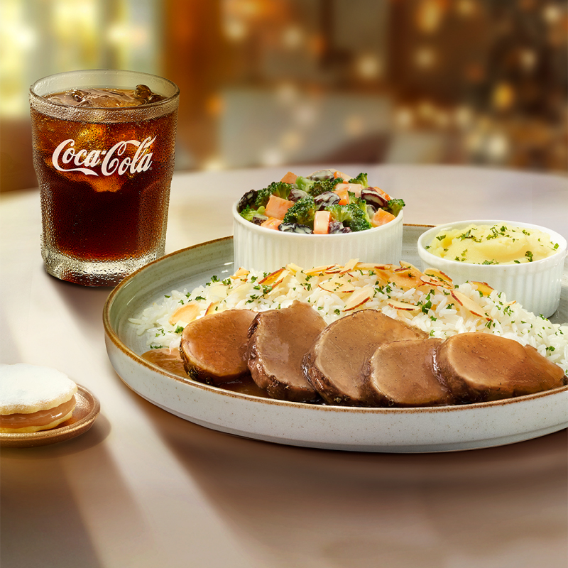 Pierna de cerdo con salsa gravy ahumado