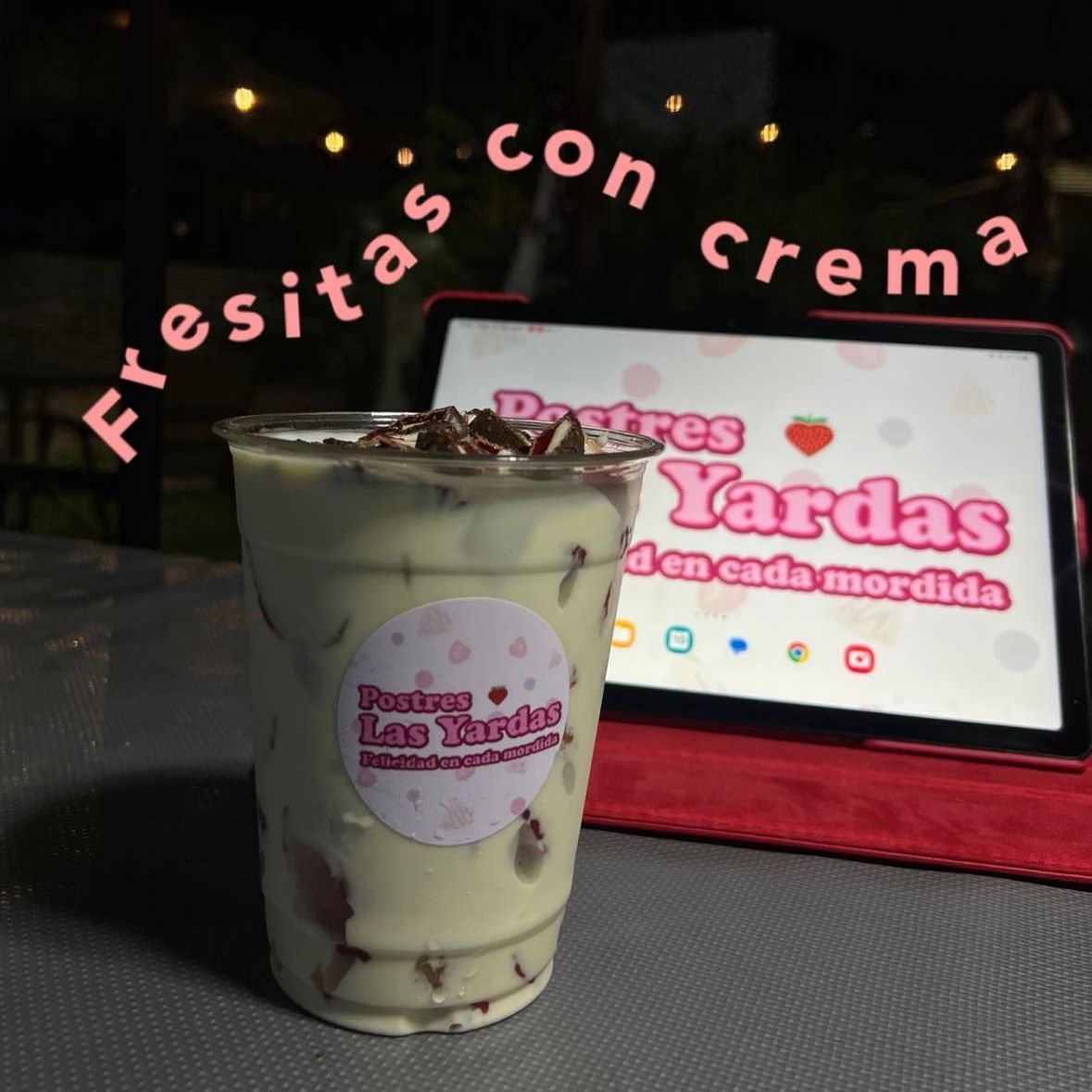 Fresas con Crema