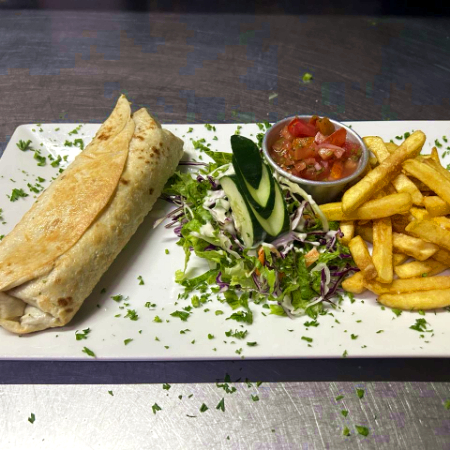 Burrito + Papas Fritas