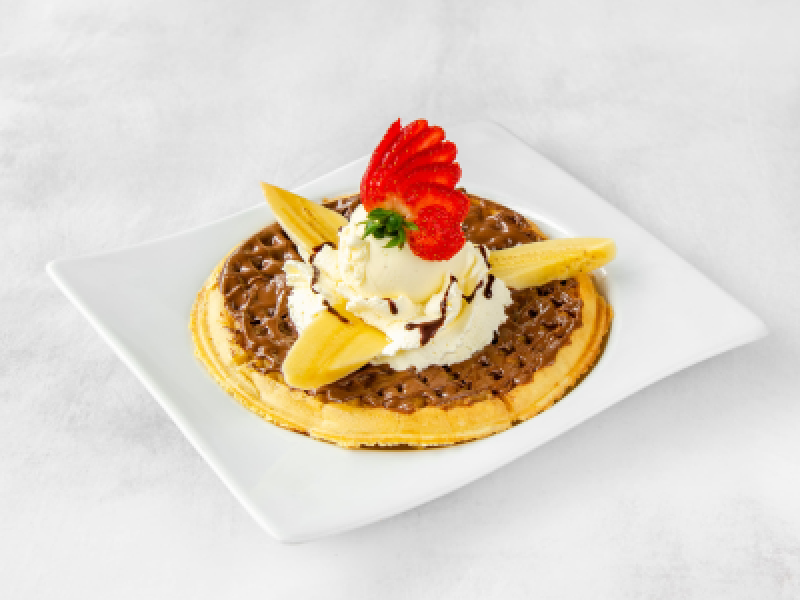 Waffle de Nutella® y Banano