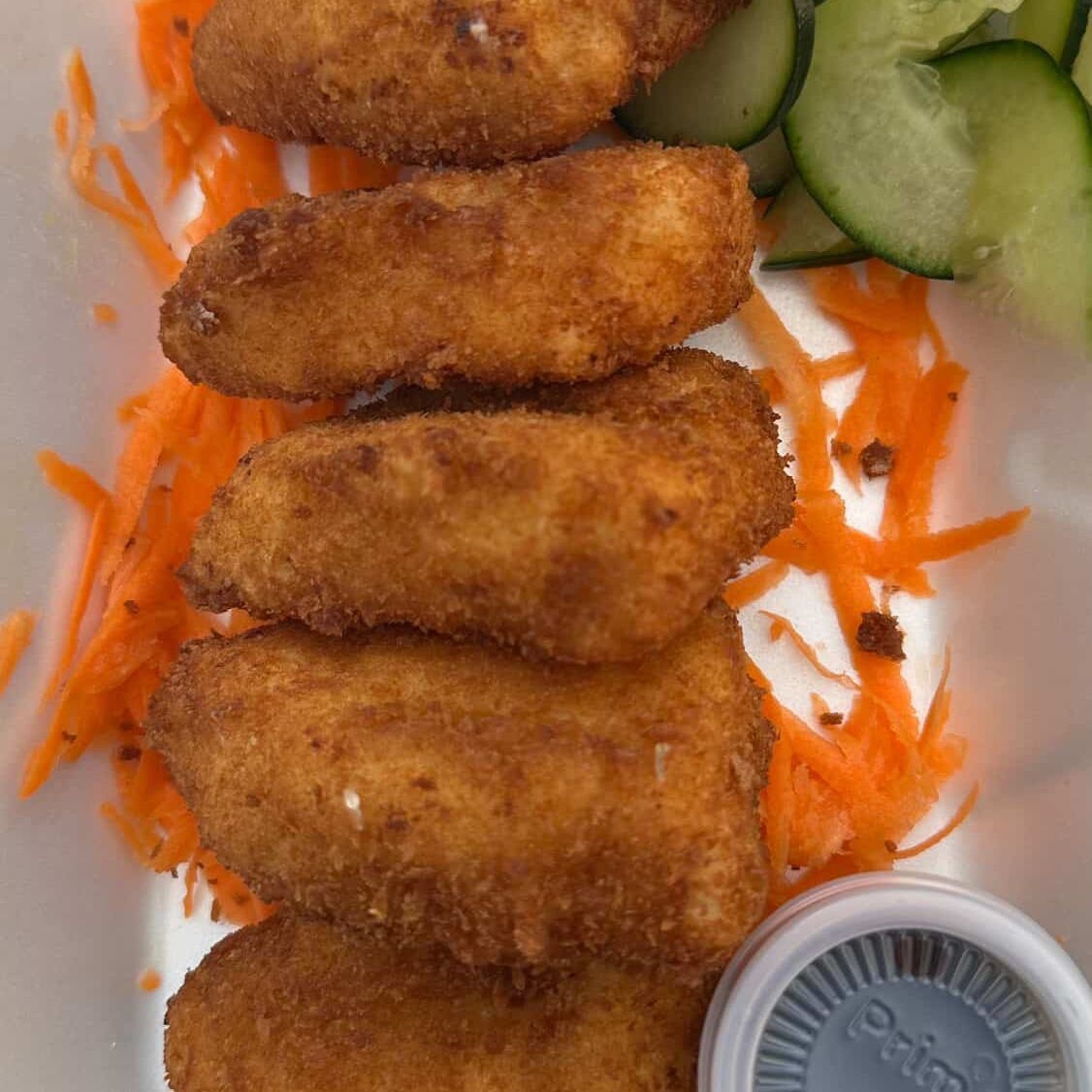 Brocheta Camarón Con Queso