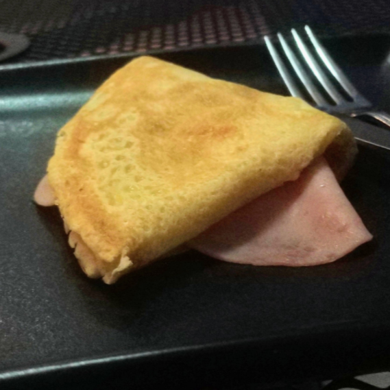 Crepa Salada de Jamón y Queso Manchego