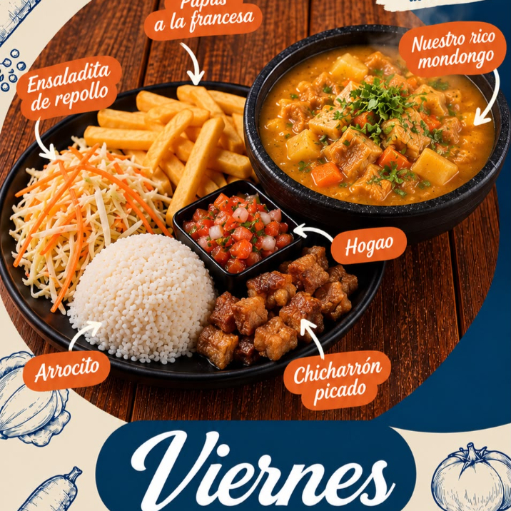 Menu Ejecutivo Del Dia + Guarapo