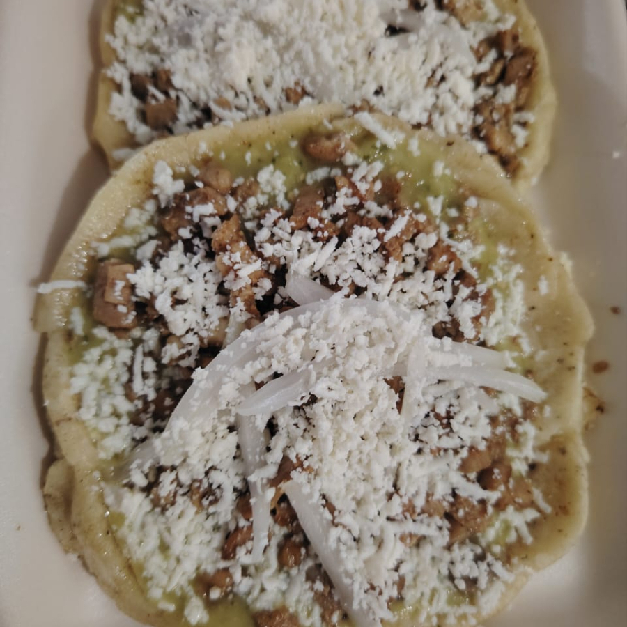 PICADA DE SALSA VER CON CARNE ASADA DE CERDO