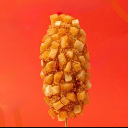 Banderilla de Salchicha con Papa