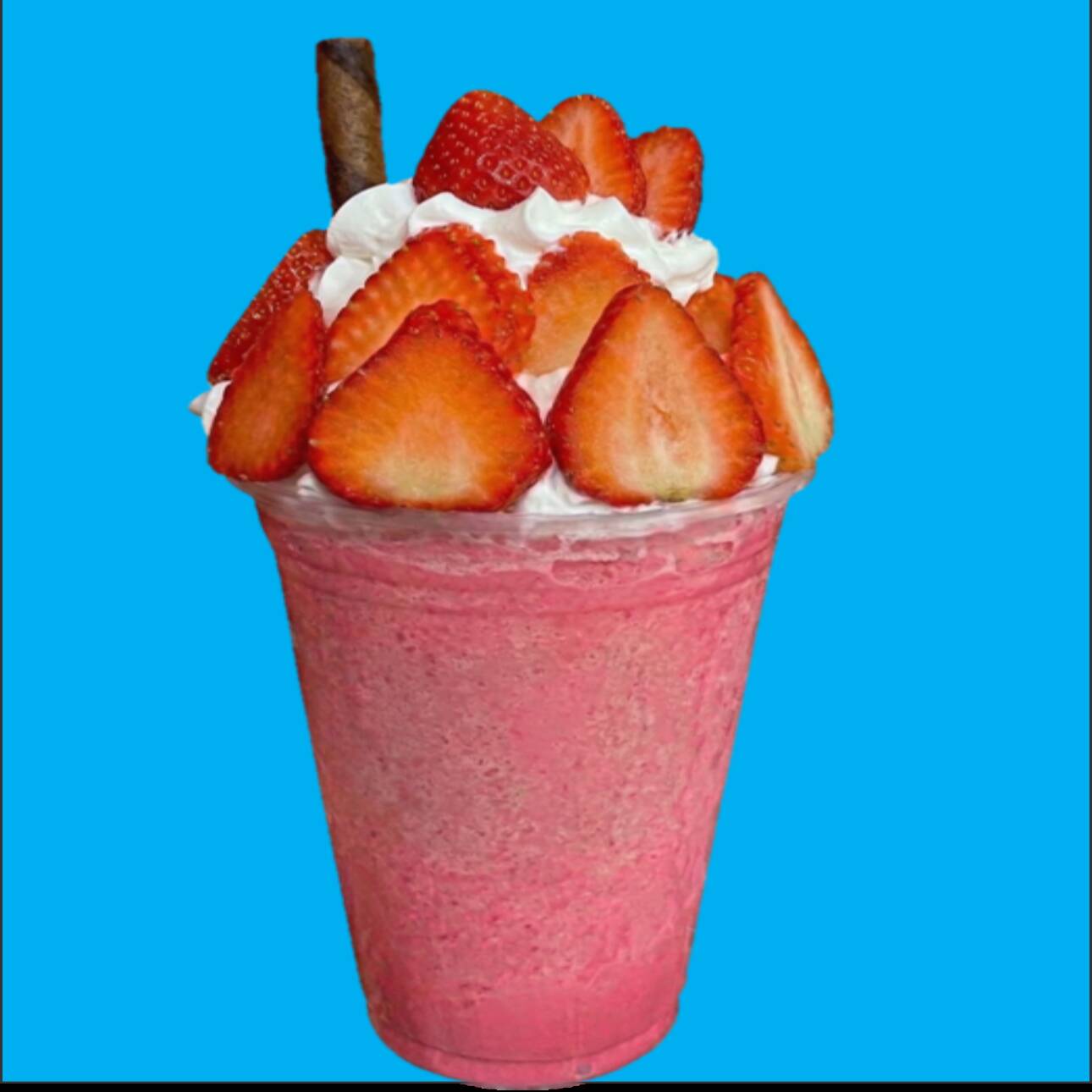 Frappe de Fresas con Crema
