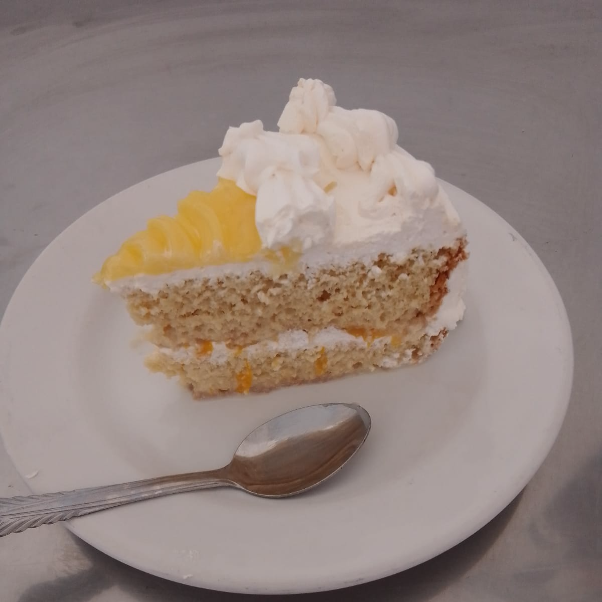 Rebanada de Pastel de Tres Leches