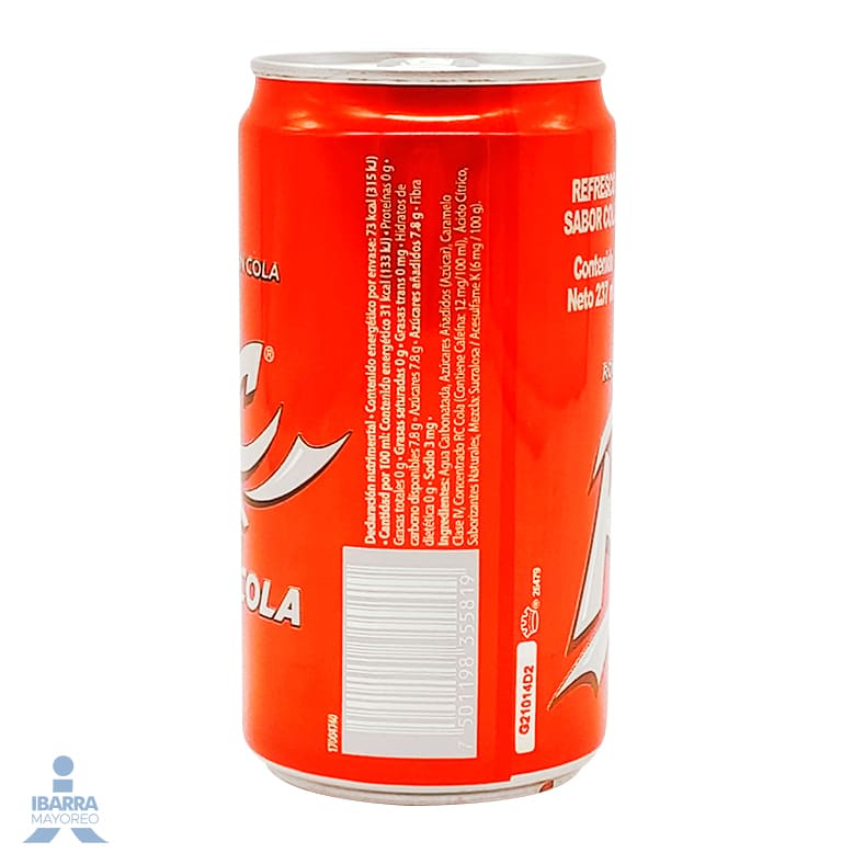 REFRESCO LATA DE COLA 237 ML