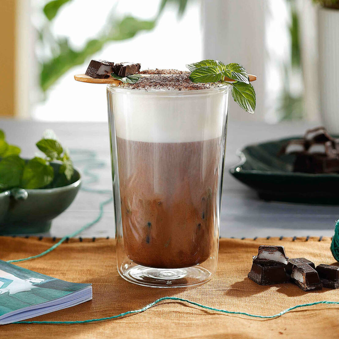 Cappuccino de Chocolate con Menta