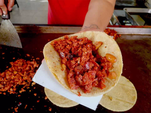 Taco Jumbo de Chorizo