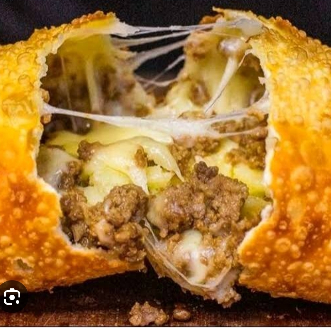 Carne moída e queijo