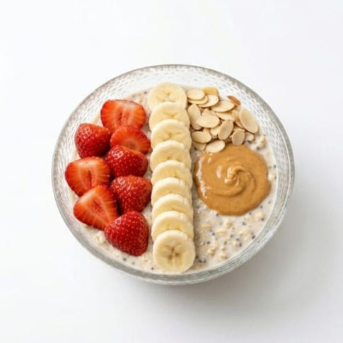 🥣 Overnight Oat Bowl | Real Fiber