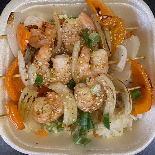 Yakitori de Camarón