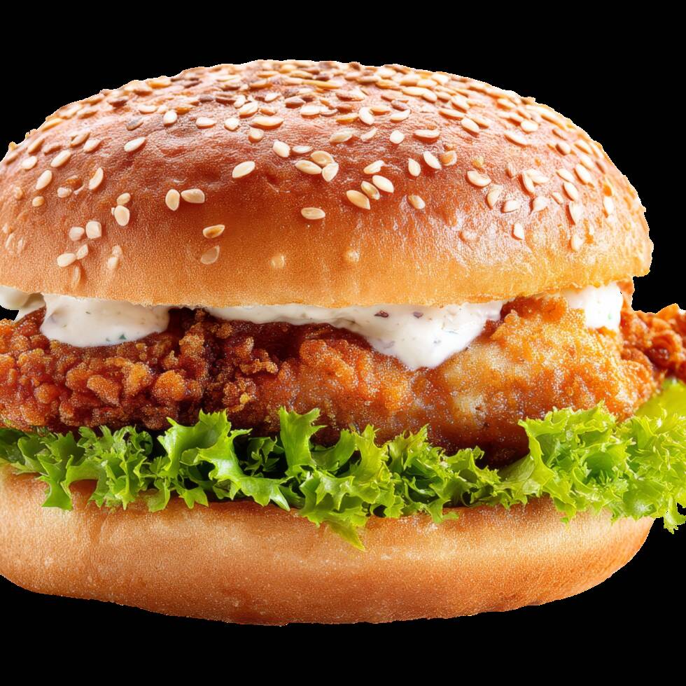 Hamburguesa pollo crispy