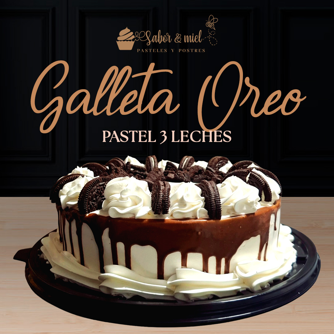 Pastel 3 Leches de OREO
