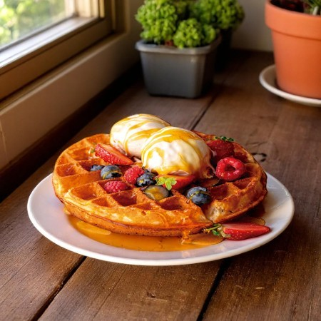 Waffle de 1 Ingrediente