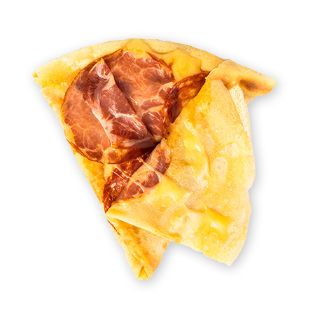Crepa de Pepperoni y Queso