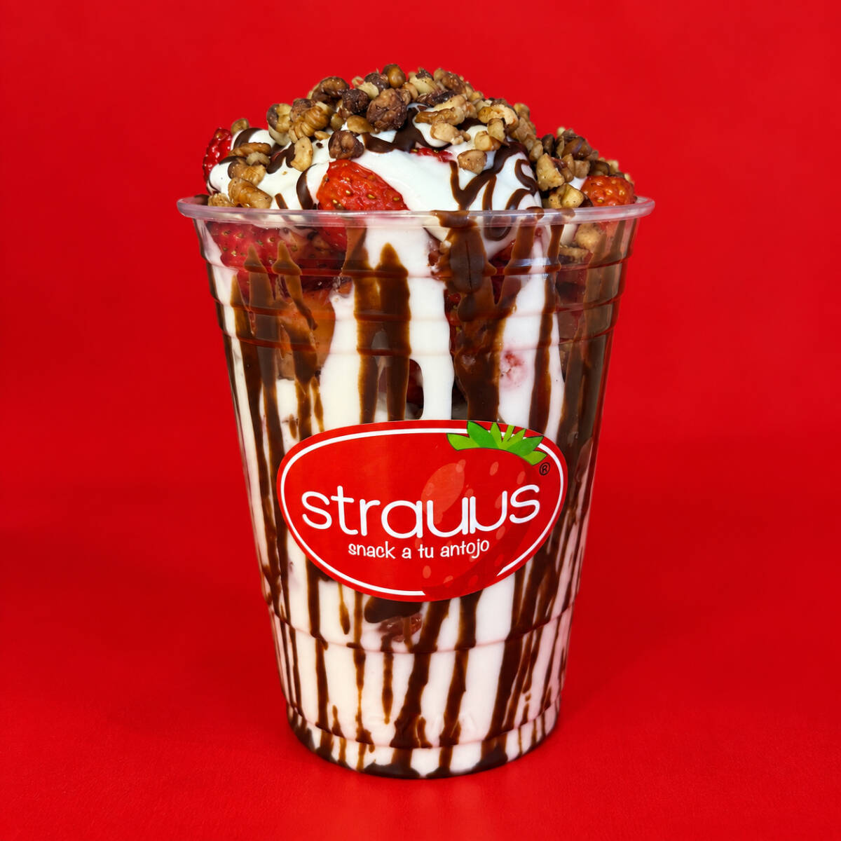 Fresas con Crema Extra Grandes