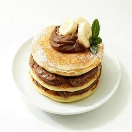 HOT CAKES CON NUTELA