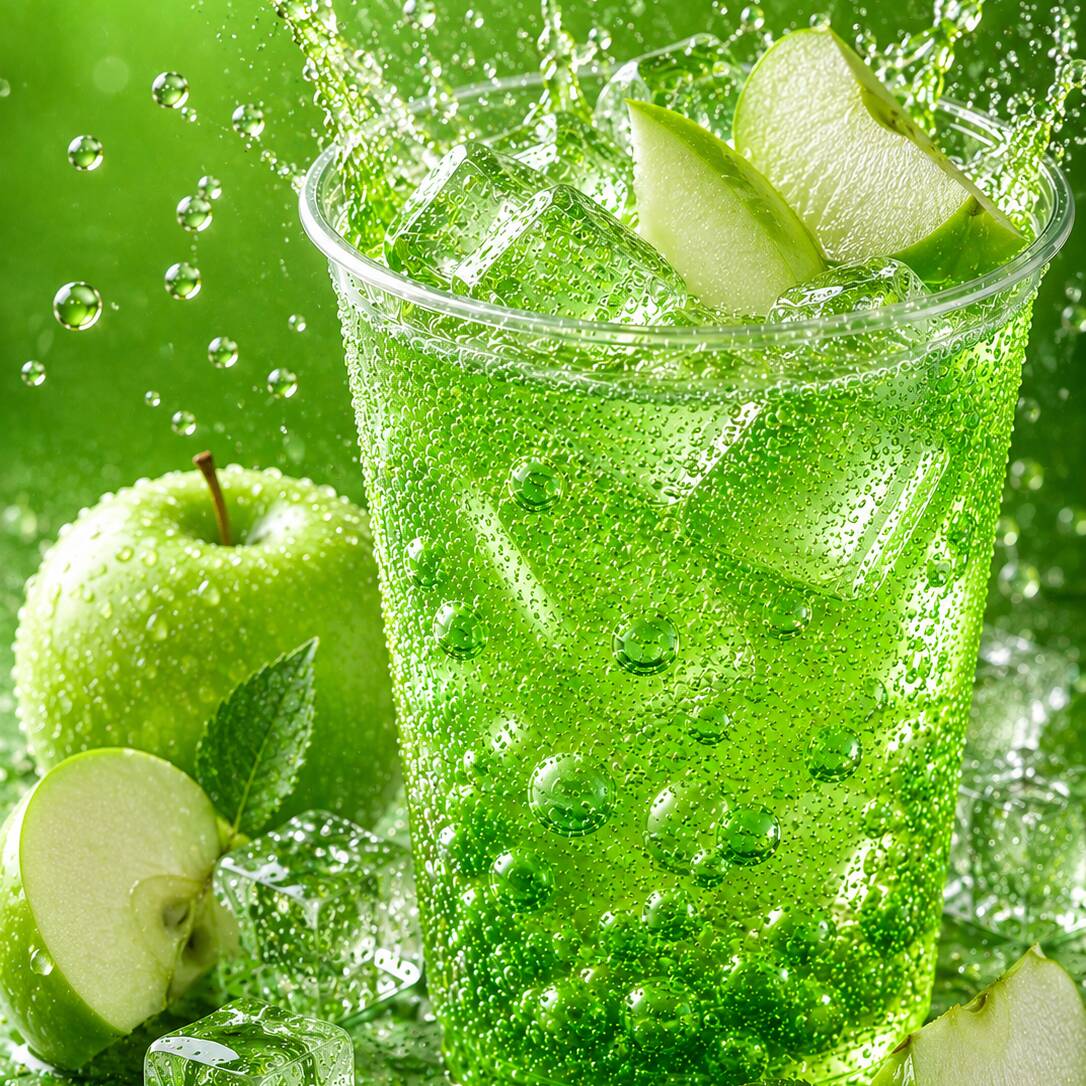 Soda Italiana de Manzana Verde