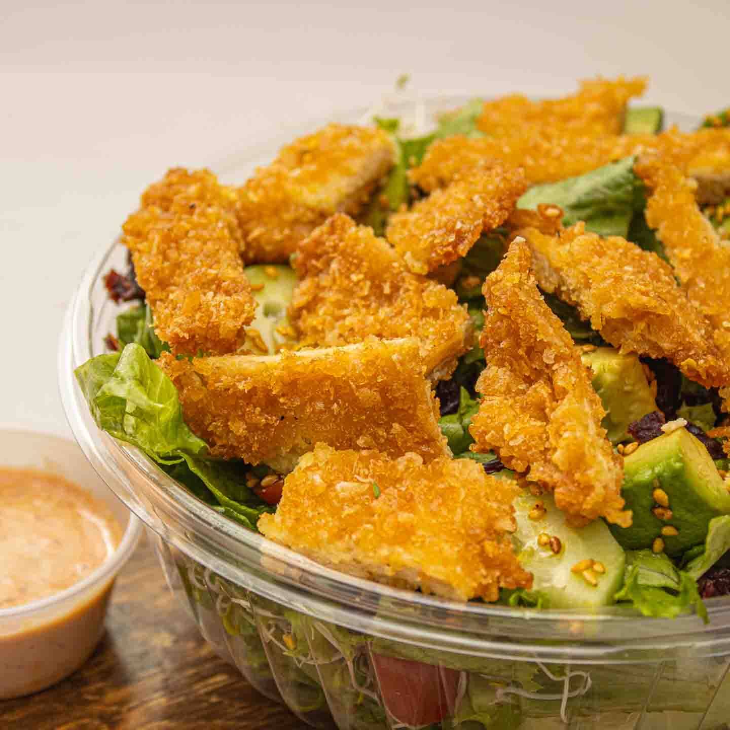 Ensalada + Sándwich Pollo Cruji