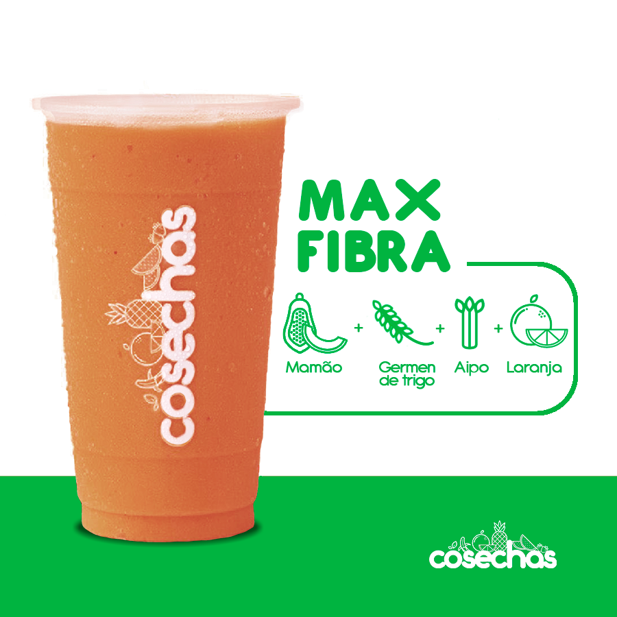 O mamão e a laranja trazem sabor e frescor à combinação com o aipo e o gérmen de trigo, ingredientes valorizados por quem busca variedade e equilíbrio na alimentação do dia a dia.