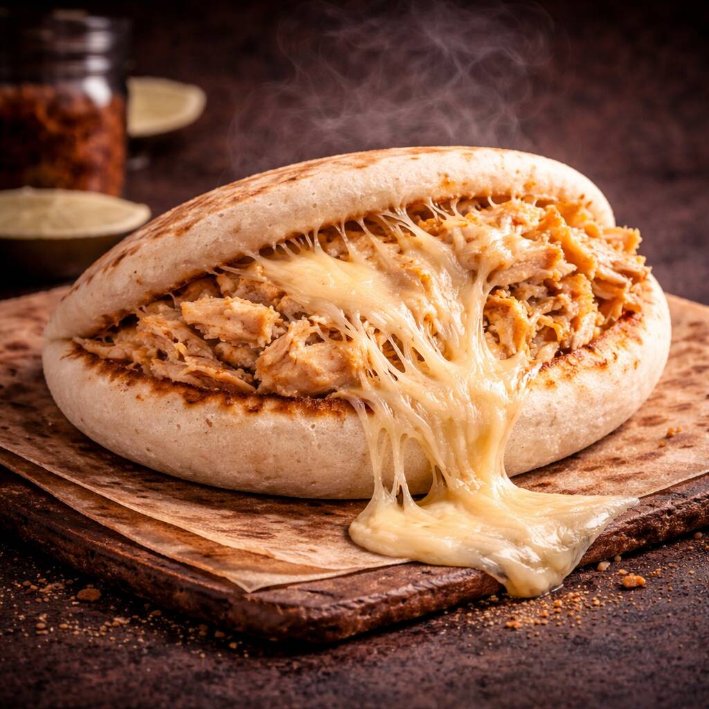 AREPA DE POLLO QUESO🍗