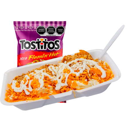 Tostios flamin hot Preparados.