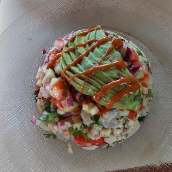 Orden de Ceviche de Camarón Grande