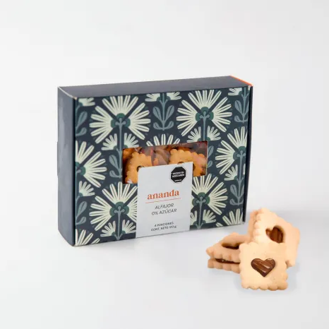 Alfajores Con Arequipe Sin Gluten 0%Azúcar Añadida