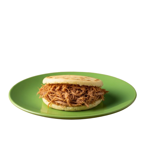 Arepa Rellena de Pernil de Cerdo