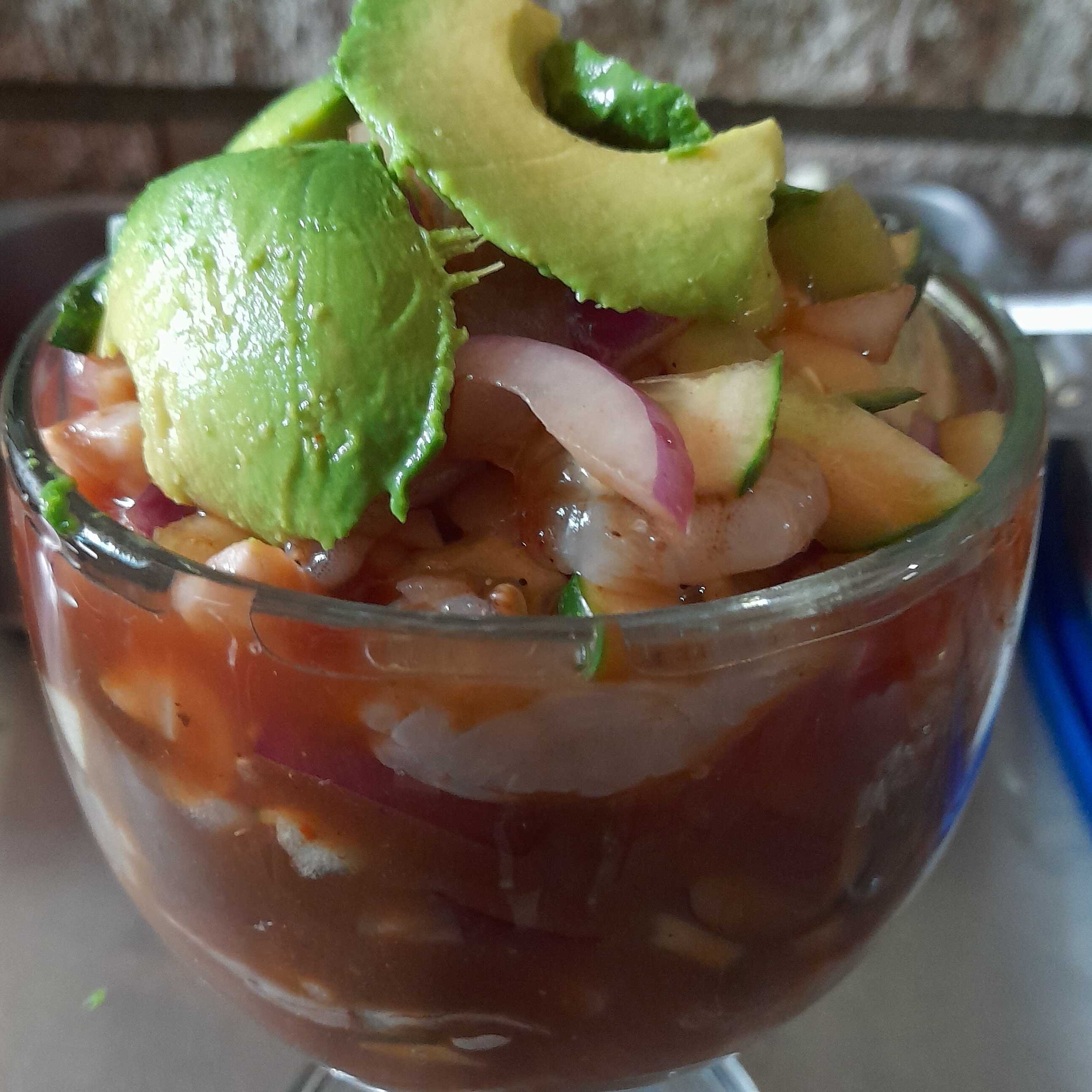 coctel mixto camarón/pulpo grande 1 litro