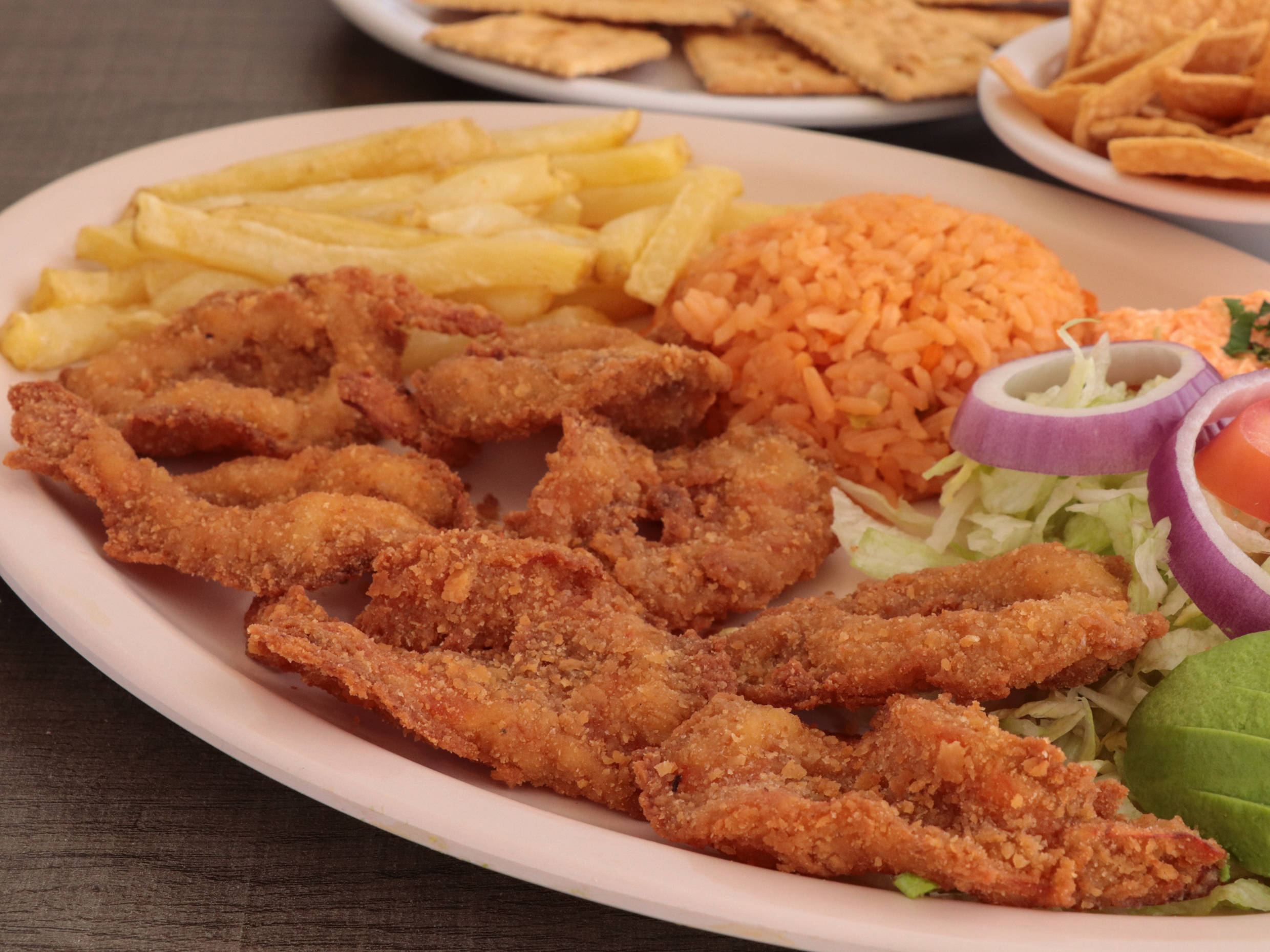 Camarones empanizados