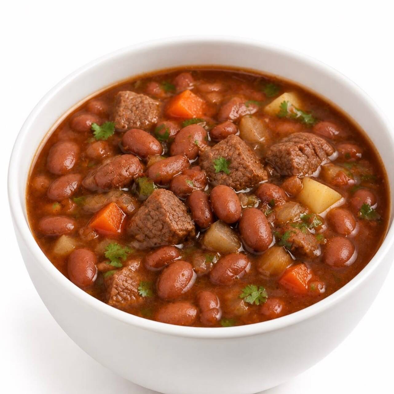 Porción de frijoles