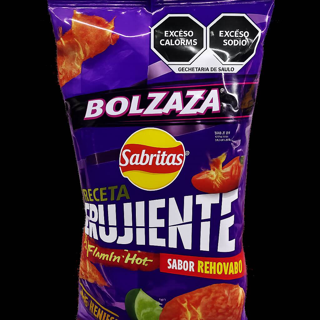 BOLZASA SABRITAS RECETA CRUJIENTES