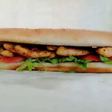 Sándwich con Fajitas de Pollo