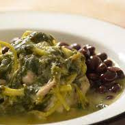 Cerdo con Verdolagas en Salsa Verde
