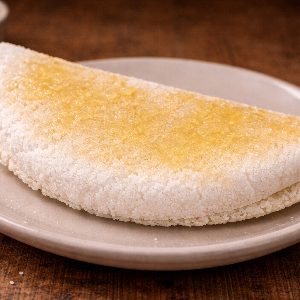 A Clássica que nunca erra! nossa tapioca fininha e com aquela casquinha crocante
