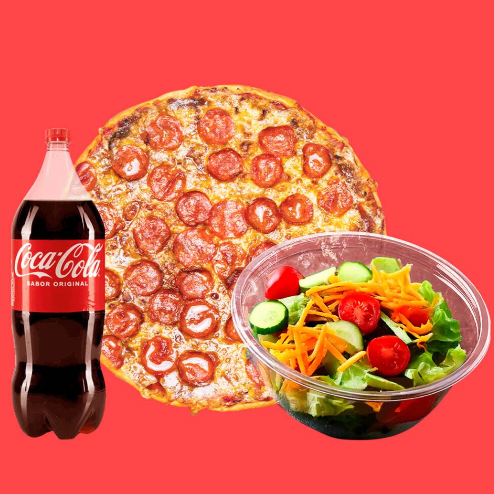 Promo Pizza Grande + Ensalada + Refresco