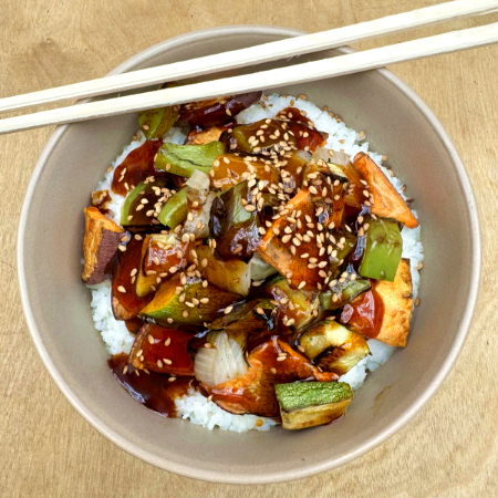 Teriyaky Bowl Veggie al Carbon