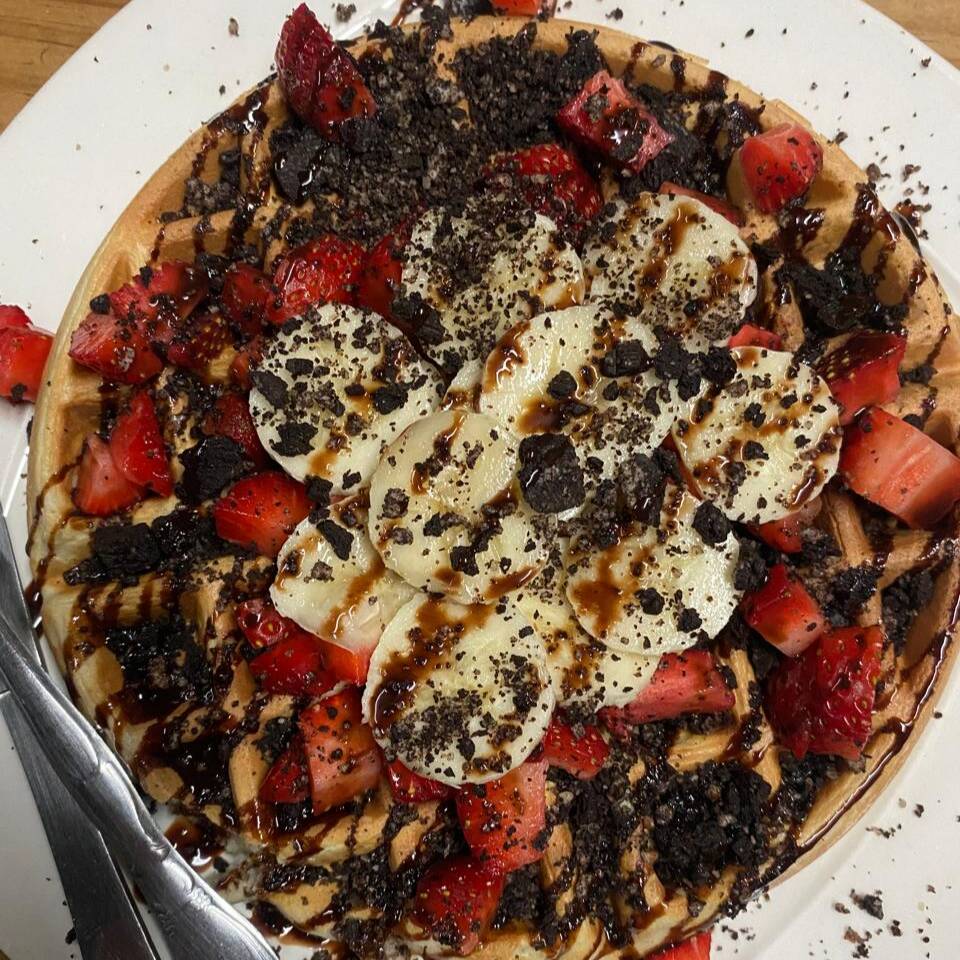 Waffle Hersheys, Fresa Natural, Platano y OREO